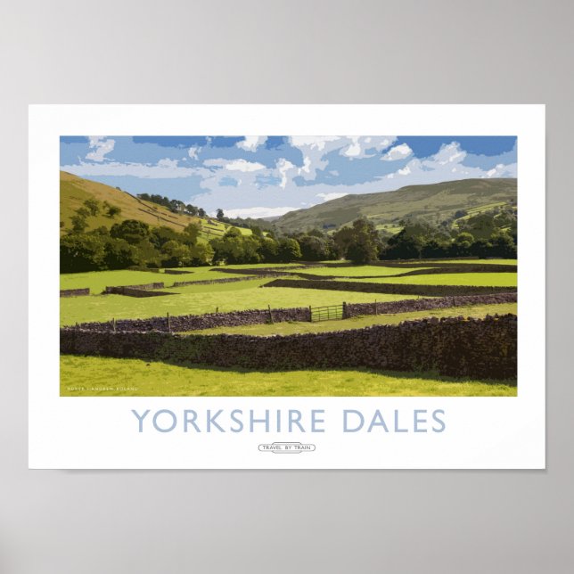 Yorkshire Dales Railway Poster (Front)