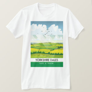 Yorkshire Dales travel poster. T-Shirt