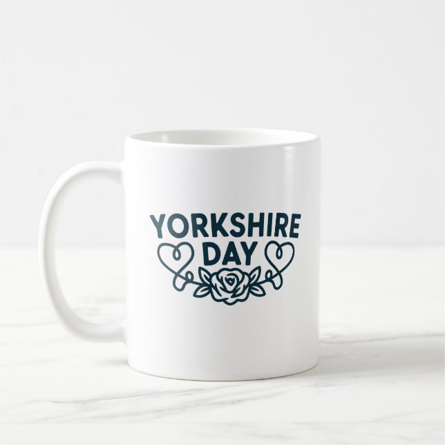 Yorkshire Day Coffee Mug (Left)