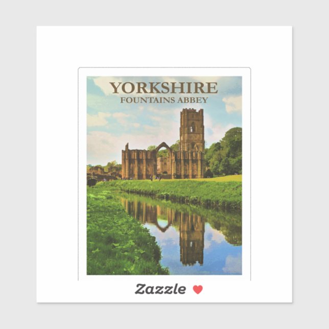 Yorkshire, Fountains Abbey, (Sheet)