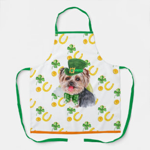 Yorkshire Holiday Home Decor St Patrick's Day Dog Apron