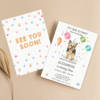 Yorkshire Lets Dog Pawty Puppy Birthday Pink