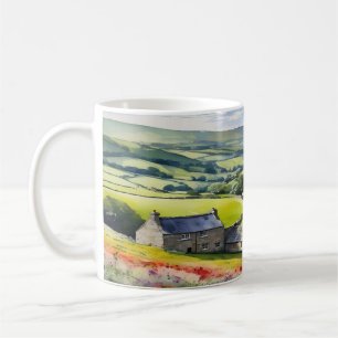 "Yorkshire Meadowsong" Landscape Yorkshire Dales  Coffee Mug