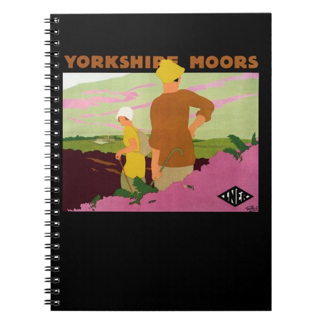Yorkshire Moors Spiral Notebook (Front)