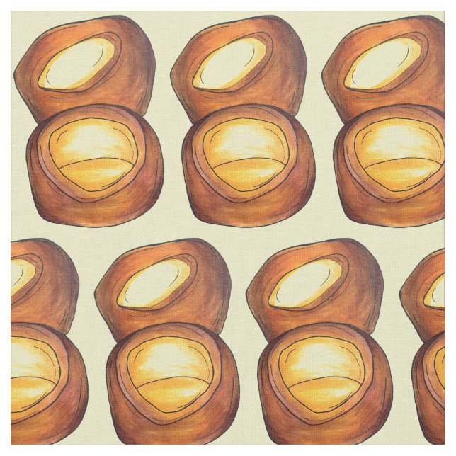 Yorkshire Pudding North England UK British Food Fabric (Close Up)