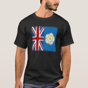 Yorkshire Roots & British Grown Idea With Rose Of  T-Shirt