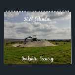 Yorkshire scenery 2024 calendar<br><div class="desc">Stunning scenery from Yorkshire (and a festive image from Chatsworth House in Derbyshire) showcasing rugged moorland,  spectacular coastal views and green plush landscapes which make up "God's Own country".</div>