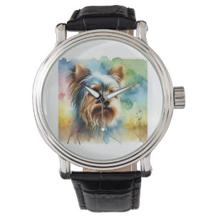 Yorkshire Terrier 080724AREF106 - Watercolor Watch