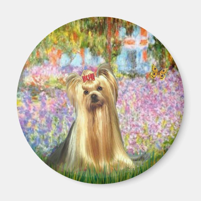 Yorkshire Terrier 1 - Garden Magnet (Front)