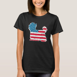 Yorkshire Terrier 4th Of July Men Usa American Fla T-Shirt