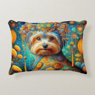 YORKSHIRE TERRIER-8 DECORATIVE CUSHION