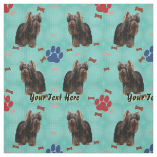Yorkshire Terrier Art Fabric