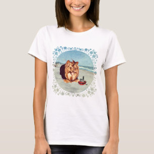 Yorkshire Terrier At the Beach T-Shirt