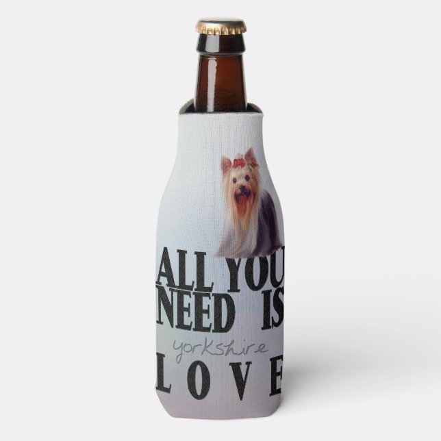 Yorkshire Terrier Bottle Cooler (Bottle Front)
