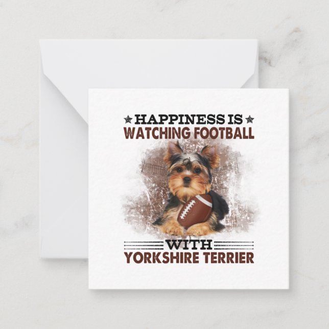 Yorkshire Terrier Card (Front)