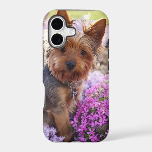 Yorkshire Terrier Carved Wood iPhone Case