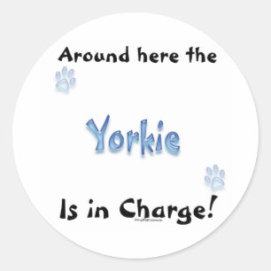 Yorkshire Terrier Charge Sticker