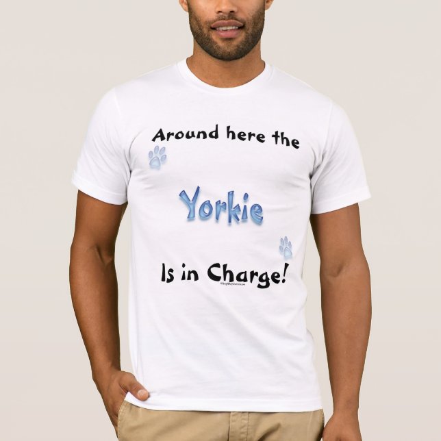 Yorkshire Terrier Charge T-Shirt (Front)
