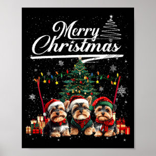 Yorkshire Terrier Christmas Tree Decorations Dog L