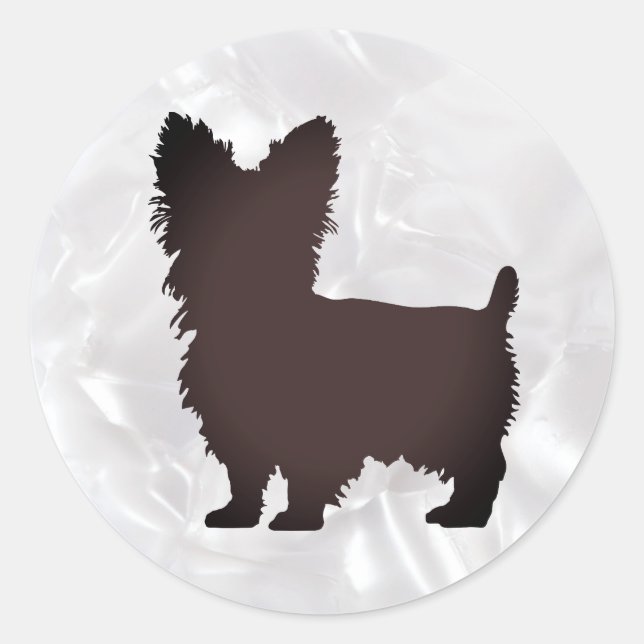 Yorkshire Terrier Classic Round Sticker (Front)