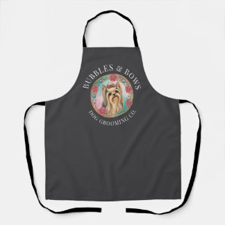 Yorkshire Terrier Cute Dog Grooming Workwear Apron