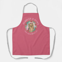 Yorkshire Terrier Cute Dog Grooming Workwear