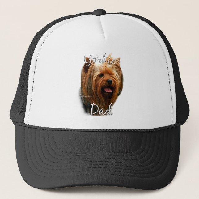 Yorkshire Terrier Dad 2 Trucker Hat (Front)