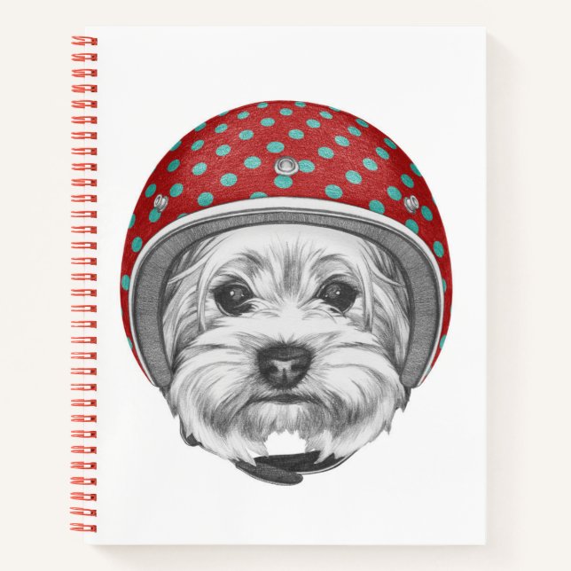 Yorkshire Terrier Daredevil Notebook (Front)