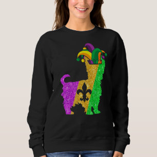 Yorkshire Terrier Dog Dad Mum Lover Funny Mardi Gr Sweatshirt