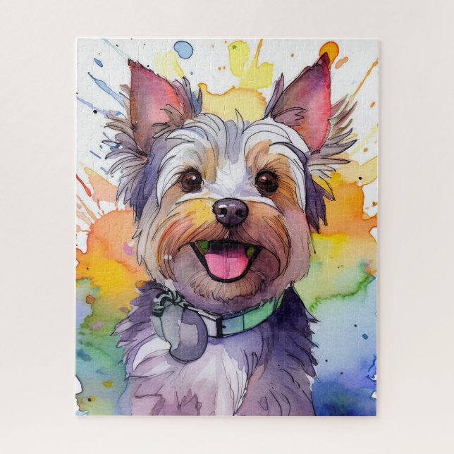 Yorkshire Terrier Dog Jigsaw Puzzle (Vertical)