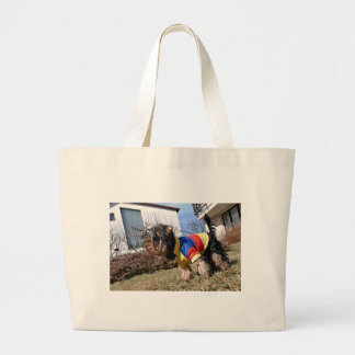 Yorkshire Terrier Dog Large Tote Bag