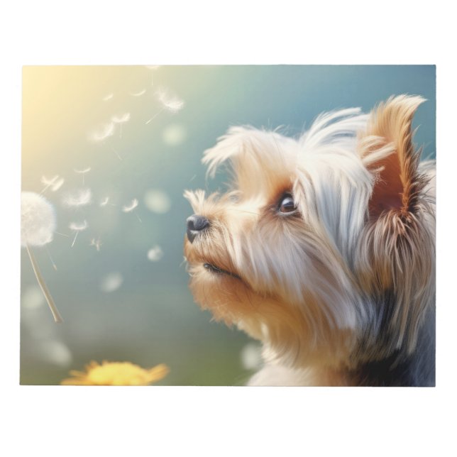 Yorkshire Terrier Dog Pet Animal  Notepad (Front)