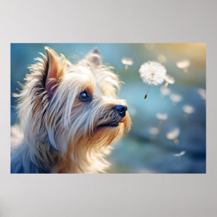 Yorkshire Terrier Dog Pet Animal  Poster