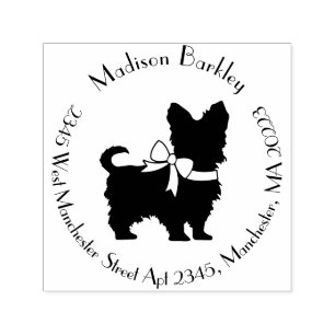 Yorkshire Terrier Dog Puppy Yorkie Self-inking Stamp