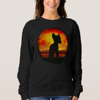 Yorkshire Terrier Dog Retro  1 Sweatshirt