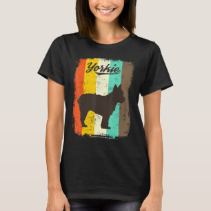 Yorkshire Terrier Dog Retro Vintage Design T-Shirt