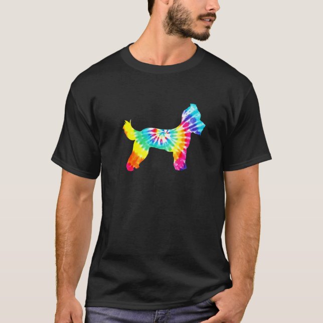 Yorkshire Terrier Dog Tie Dye For Mothers T-Shirt (Front)