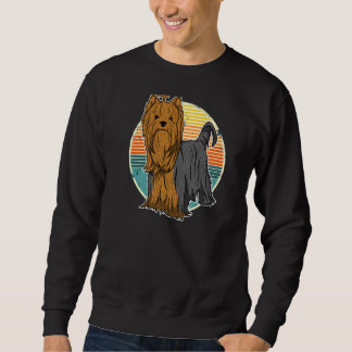 Yorkshire Terrier Dog Vintage 25 Sweatshirt