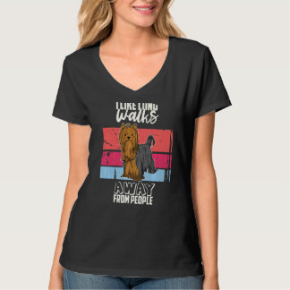 Yorkshire Terrier Dog Vintage  30 T-Shirt
