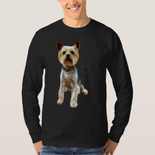 Yorkshire Terrier Dog Yorkie Mum Dad Love Terrier T-Shirt