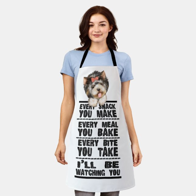 Yorkshire Terrier Every Snack You Make Apron (Worn)