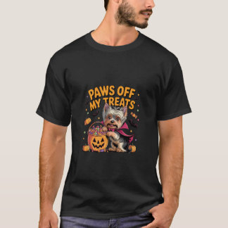 Yorkshire Terrier Funny Halloween Dog Lover Cute V T-Shirt