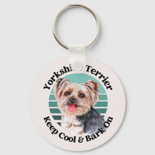 Yorkshire Terrier funny quote keychain
