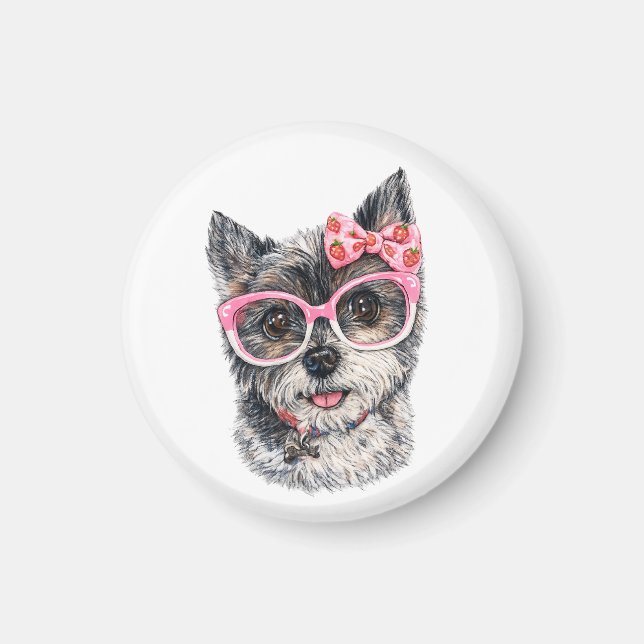 Yorkshire Terrier Gift for Dog Lovers Magnet (Front)