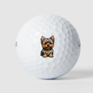 Yorkshire Terrier Golf Balls