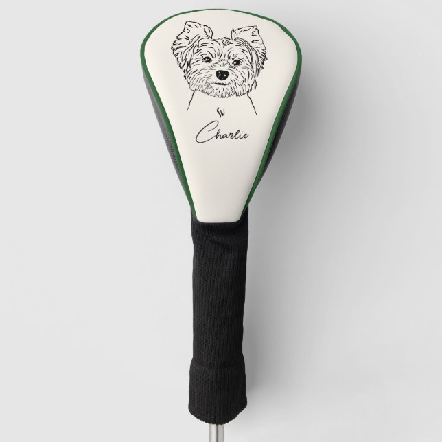 yorkshire terrier golf head cover (Front)