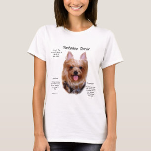 Yorkshire Terrier History Design T-Shirt
