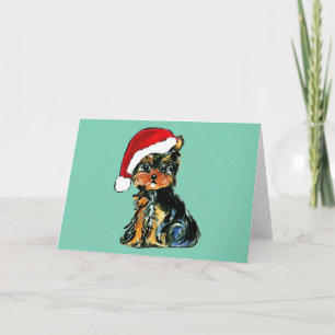 YORKSHIRE TERRIER HOLIDAY CARD
