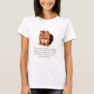 Yorkshire Terrier Keepsake Female Dog T-Shirt