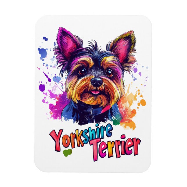 Yorkshire Terrier Magnet (Vertical)